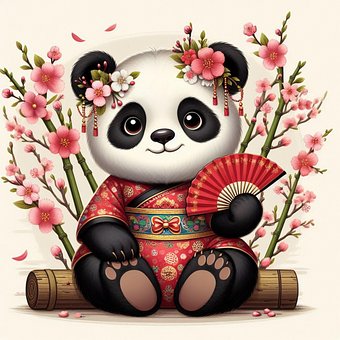 Bambú, Panda, Oso Panda, Animal