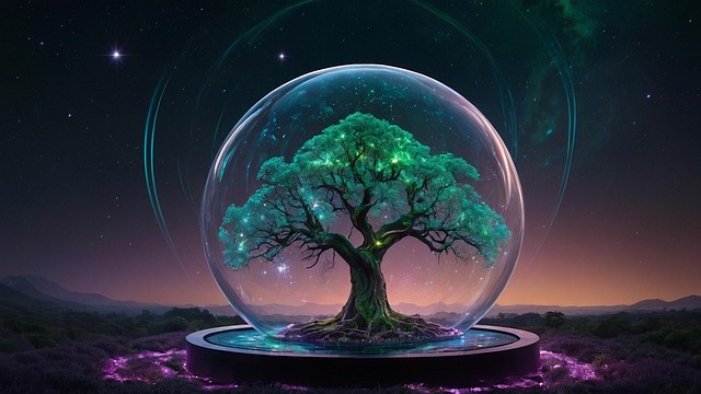 Free ai generated tree fantasy illustration