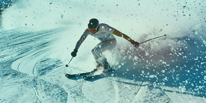 Free Ai Generated Ski illustration and picture