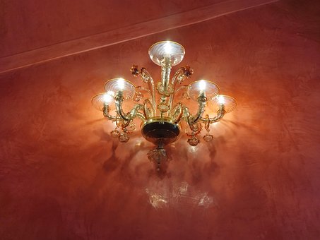 Free Chandelier Orange photo and picture