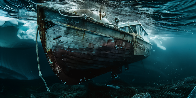 Free Ai Generated Boat illustration and picture