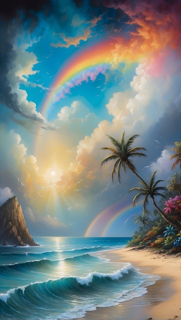 Free painting colour art illustration