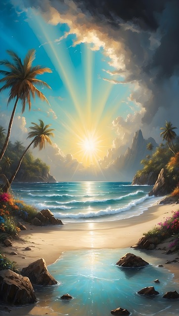 Free painting colour art illustration
