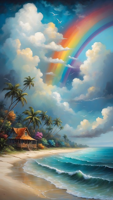 Free painting colour art illustration