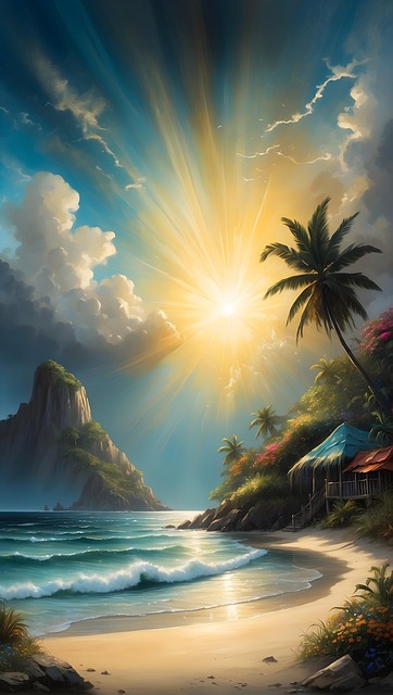 Free painting colour art illustration