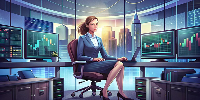 Free ai generated businesswoman female illustration