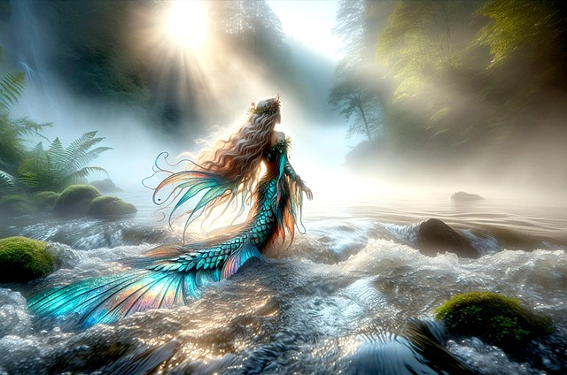 Free fairy water mermaid mermaid illustration