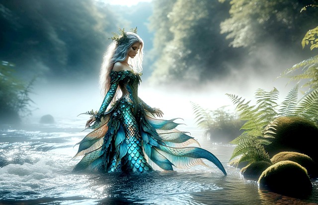 Free fairy water mermaid mermaid illustration