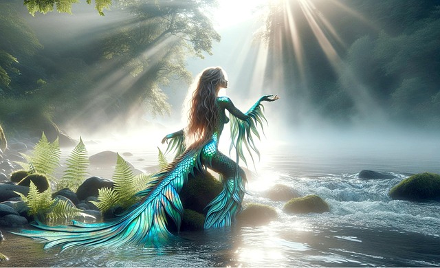 Free fairy water mermaid mermaid illustration