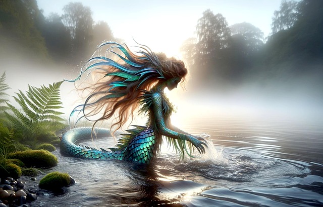 Free fairy water mermaid mermaid illustration