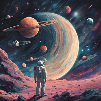 Free Space Galaxy illustration and picture