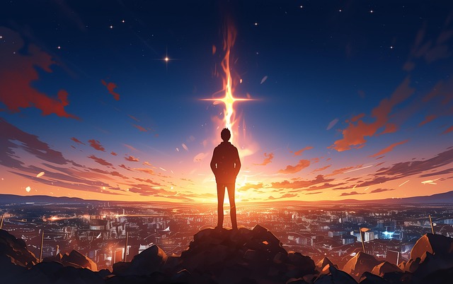 Download free HD stock image of Ai Generated Man Free ai generated man peak illustration