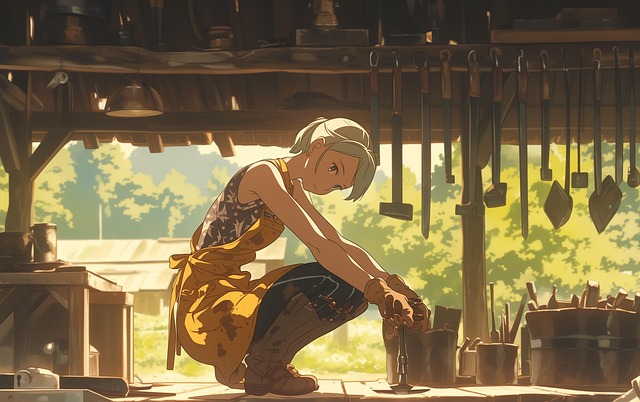 Free ai generated woman work illustration