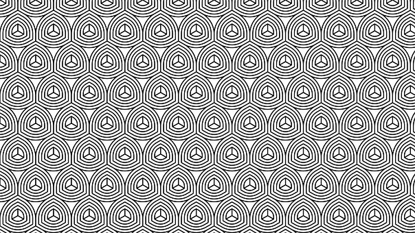 Geometrický, Vzor, Design, Dekorace