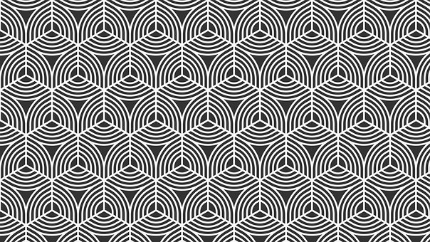 Geometrický, Vzor, Design, Dekorace