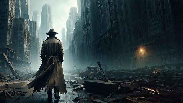 Download free HD stock image of Lone Stranger Free lone stranger man illustration
