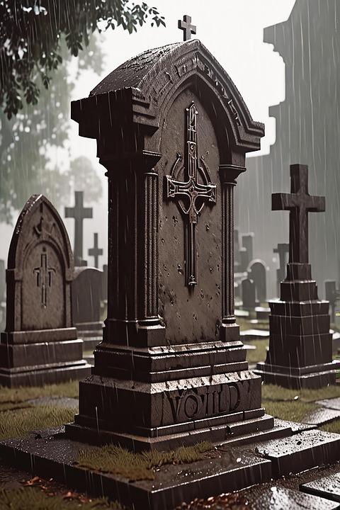 Download Ai Generated, Cemetery, Tombstone. Royalty-Free Stock ...