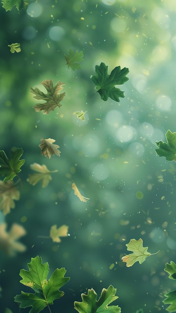Free leaves foliage tranquil illustration