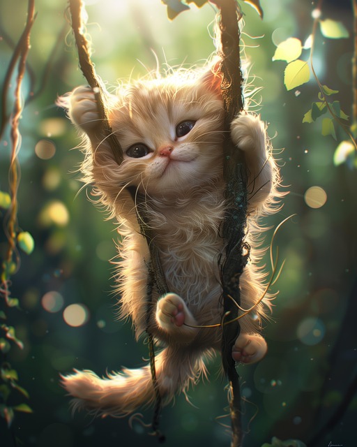 Free animal kitten pet illustration