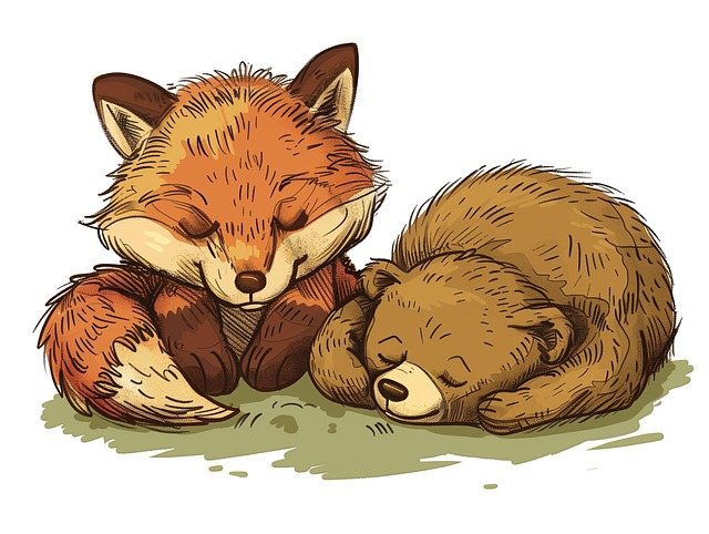 Free animals wildlife friends illustration
