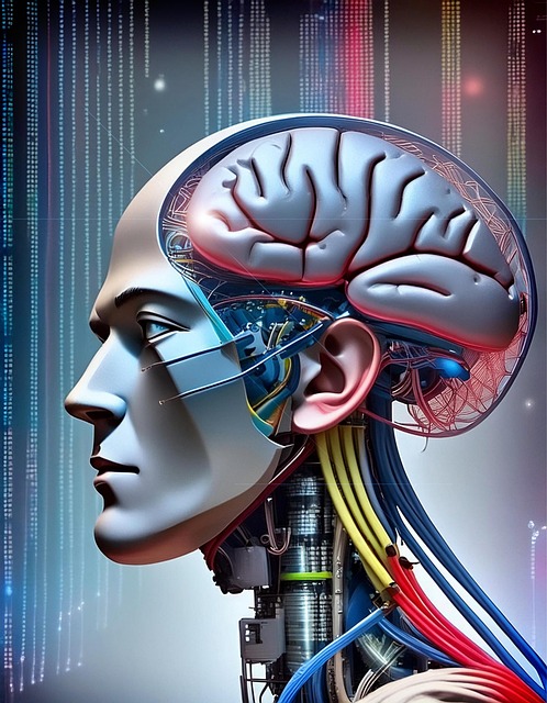 Free robot android human illustration