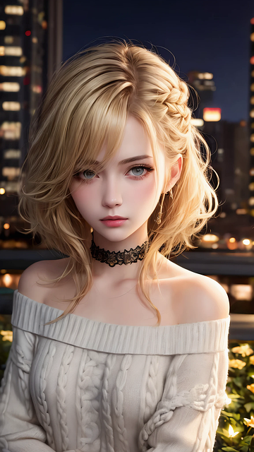 Free woman girl portrait illustration