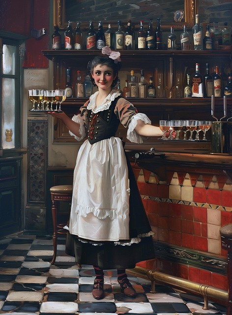 Free ai generated traditional dress 19th century illustration