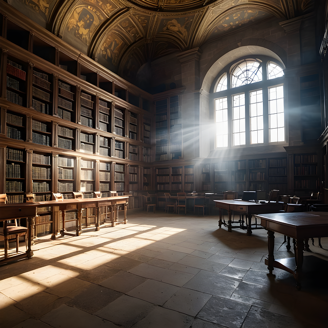 Free church building library illustration