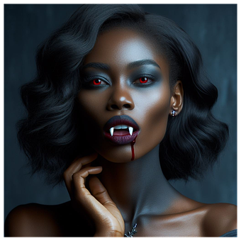 Free Vampire Woman illustration and picture