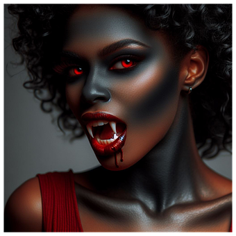 Free Vampire Woman illustration and picture
