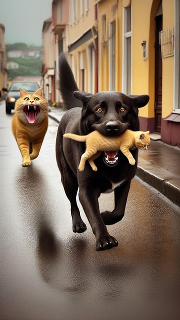 Hund, Kat, Dyr, Pattedyr, Ai Skabt