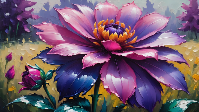 Free Ai Generated Flower illustration and picture