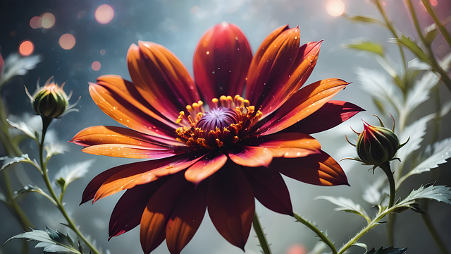 Free Ai Generated Flower illustration and picture