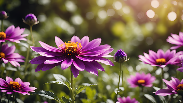 Free Ai Generated Flowers illustration and picture