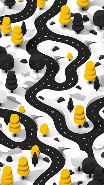 Free ai generated map game illustration