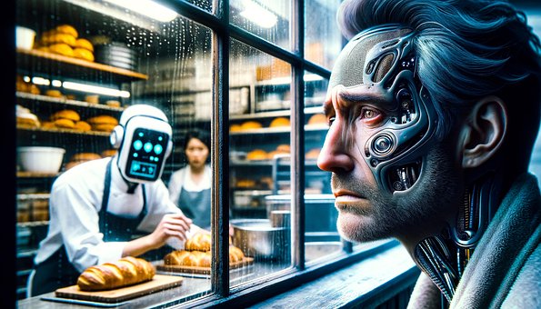 Ai Generiert, Mann, Roboter, Fantasie