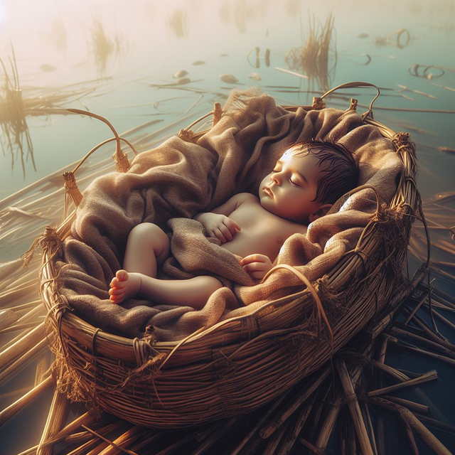 Free ai generated moisés bible illustration