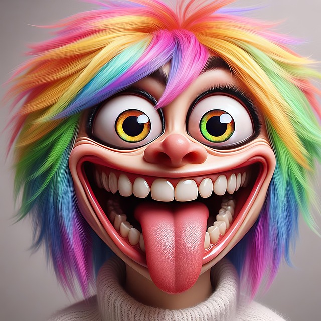 Free jester clown fool illustration