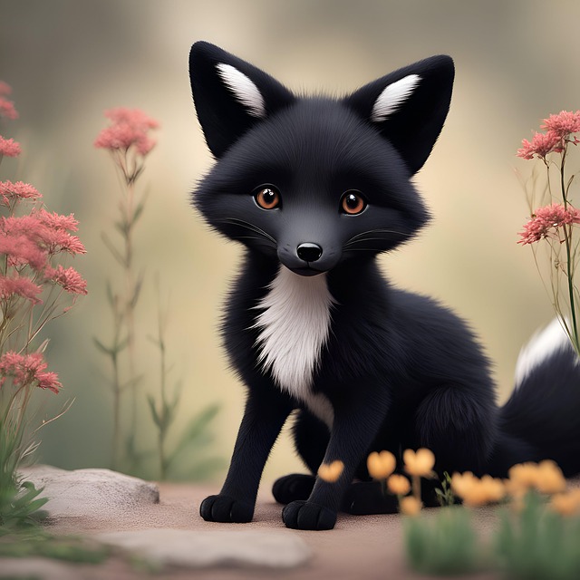 Free Ai Generated Wolf illustration and picture