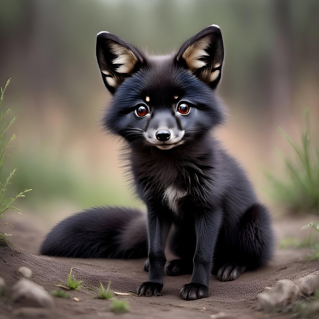 Free Ai Generated Wolf illustration and picture