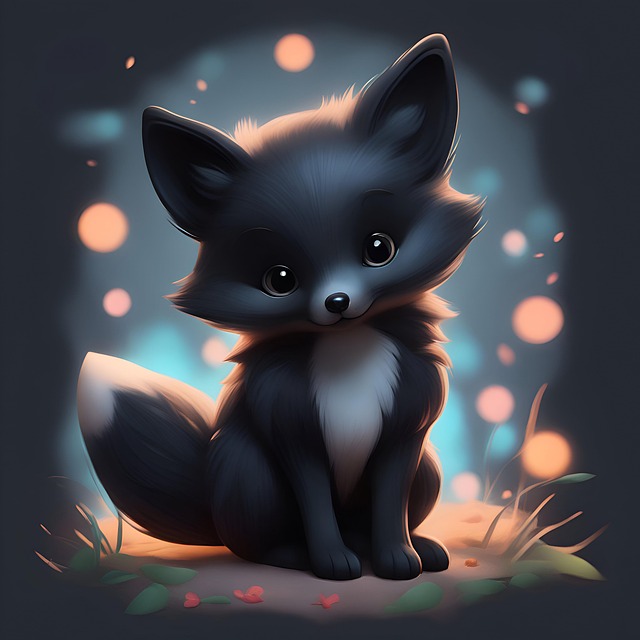 Free Ai Generated Wolf illustration and picture