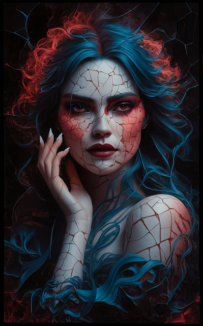 Free woman young woman sadness illustration