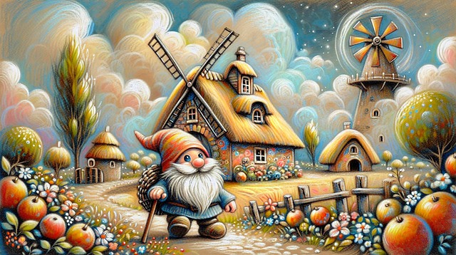 Ai Generert, Gnome, Lunefull, Fargerik