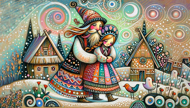 Free ai generated whimsical colorful illustration