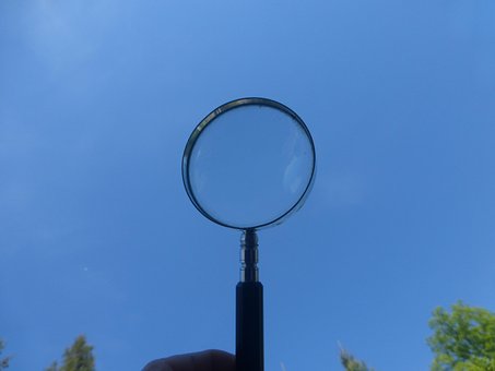Free Magnifying Glass Sky photo and picture
