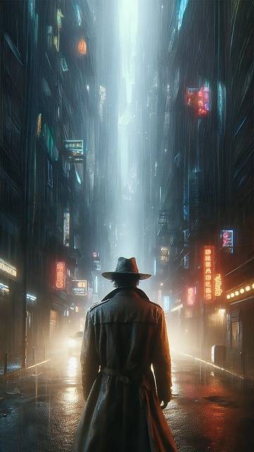 Free ai generated lone stranger illustration