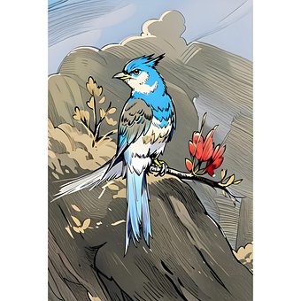 Free Ai Generated Bird illustration and picture