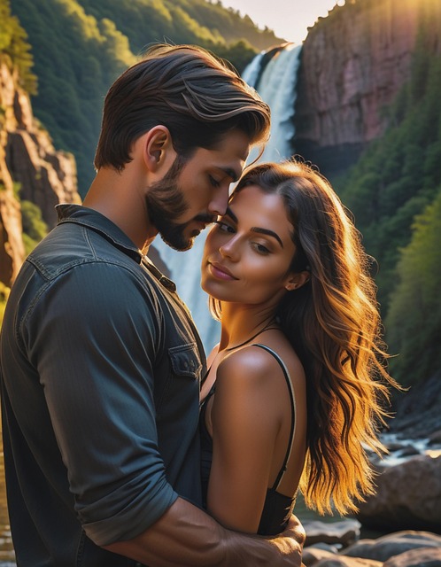 Free Ai Generated Couple illustration and picture