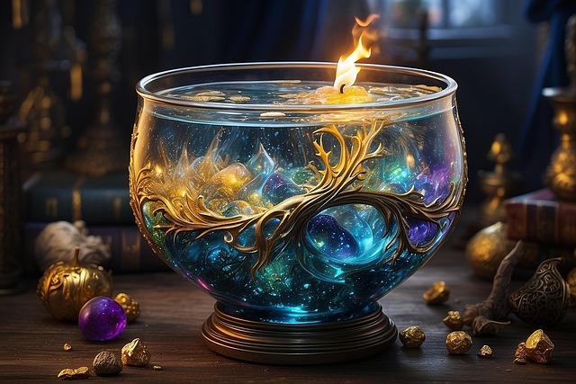 Download free HD stock image of Ai Generated Bowl Free ai generated bowl candle illustration