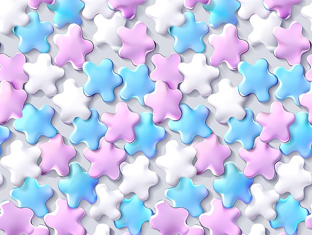 Free ai generated star pattern illustration